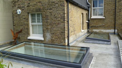 Lucernario per tetto piano - PRIVATE CLIENT : LONDON SW18 - Sunsquare Limited 