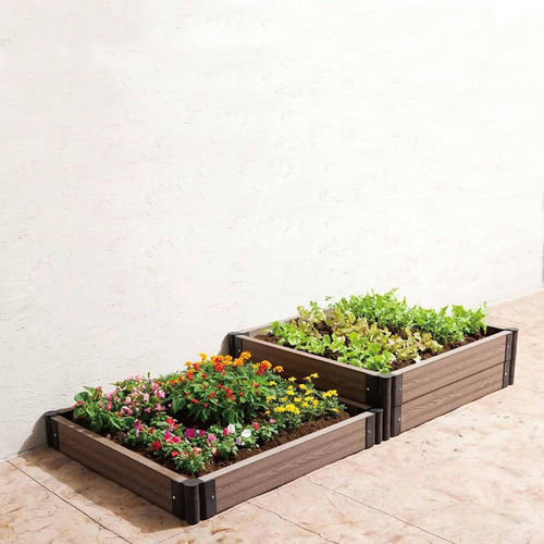Fioriera in legno composito - BED - Tenax UK Ltd  - in polipropilene / rettangolare / contemporanea