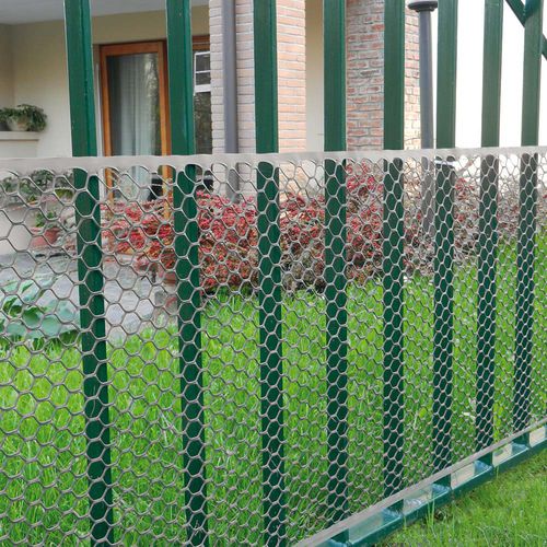 Maglia metallica in polietilene ad alta densità - EXAGON - Tenax UK Ltd  - per recinzione / per balcone / a maglia esagonale