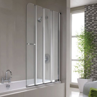 Sopravasca a libro - GEO6: G61979CP - Twyford Bathrooms  - in vetro temprato / con telaio