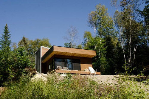 Micro-casa prefabbricata - LANAUDIÈRE - Faberca - modulare / contemporanea / ecologica