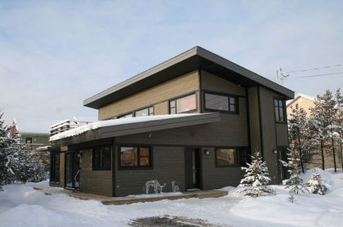 Casa modulare - DUO - Faberca - contemporanea / a due piani / duplex