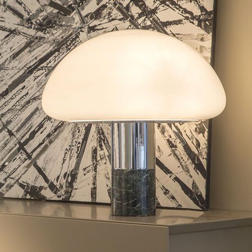 Lampada da tavolo - KW - nahoor - in metallo / in vetro di Murano / in marmo