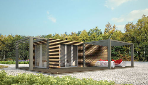 Casa prefabbricata - 30 STUDIO - Bauhu International - rimorchiabile / ecologica / a risparmio energetico