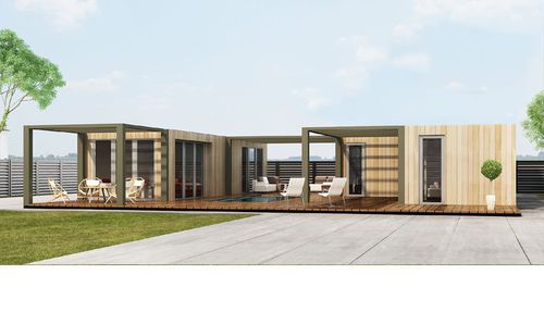 Casa prefabbricata - 100  - Bauhu International - rimorchiabile / ecologica / a risparmio energetico