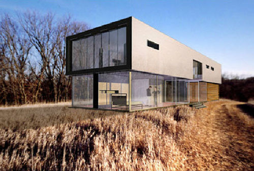 Casa modulare - SWELLHOUSE - OMD office of mobile design - contemporanea / a due piani