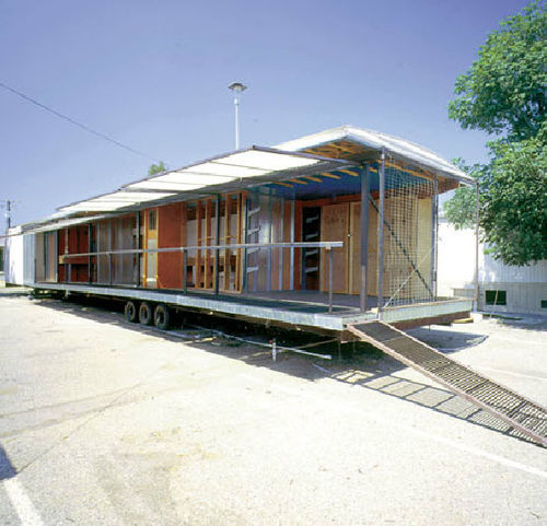 Edificio prefabbricato - PCTC - OMD office of mobile design - in legno / per scuola / ecologico