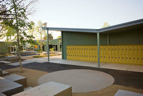 Edificio modulare - THE COUNTRY SCHOOL - OMD office of mobile design - prefabbricato / in metallo / per scuola