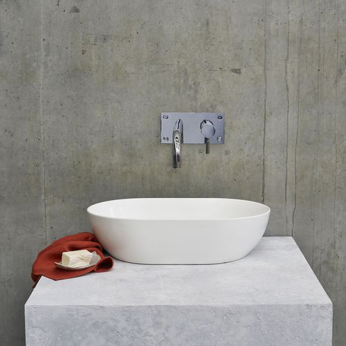 Lavabo da appoggio - FORMOSO - Clearwater Baths - in composito / ovale / contemporaneo