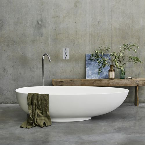 Vasca da bagno ovale - TEARDROP PETITE - Clearwater Baths - da appoggio / in composito / in acrilico