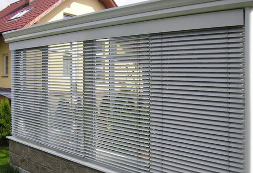 Tenda avvolgibile veneziana - EXT-50 H - Servis Climax - per finestra / in alluminio / da esterno