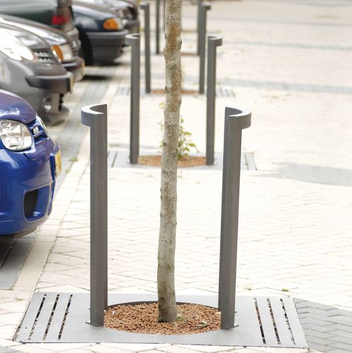 Griglia di protezione per alberi in acciaio galvanizzato - SCALA - VelopA
