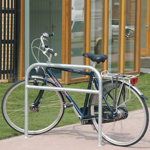Rastrelliera per biciclette a pavimento - LEON - VelopA - per spazi pubblici / in acciaio galvanizzato / in acciaio inossidabile