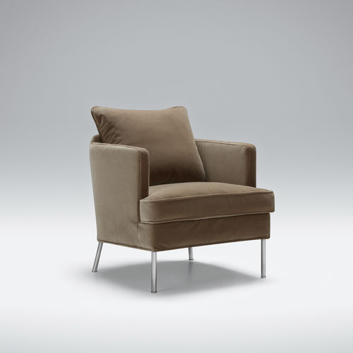 Poltrona contemporanea - JULIA - SITS Sp. z o.o. - in tessuto / in metallo / in legno
