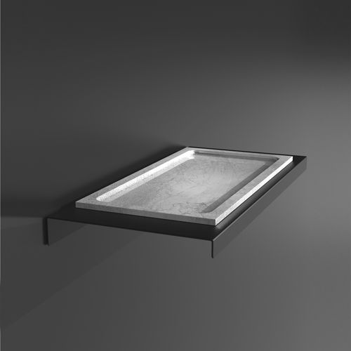 Mensola - Aria - GLASS DESIGN Srl - contemporaneo / in acciaio inossidabile / in VetroFreddo®
