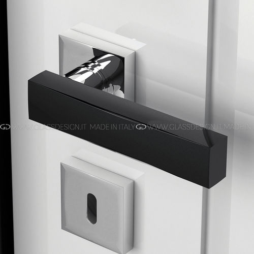 Maniglia per porta - Kymi Home - GLASS DESIGN Srl - in ottone / in cristallo / contemporanea