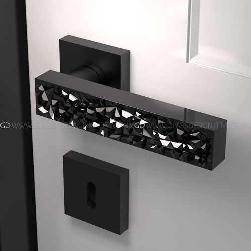 Maniglia per porta - Kymi Ice Home - GLASS DESIGN Srl - in ottone / in cristallo / contemporanea