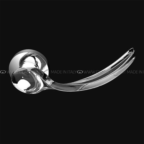 Maniglia per porta - Wind - GLASS DESIGN Srl - in ottone / in cristallo / contemporanea