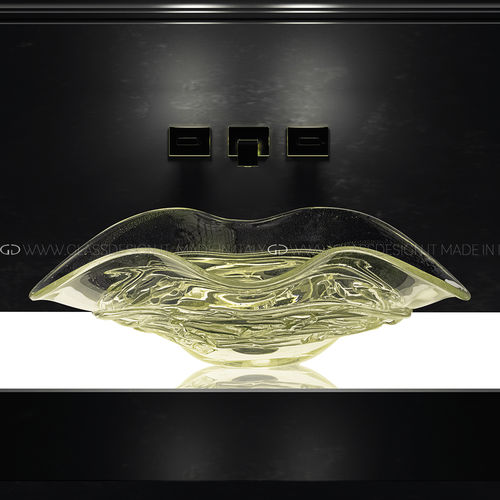 Lavabo da appoggio - Arte Murano Uno - GLASS DESIGN Srl - in vetro di Murano / personalizzabile / fatto a mano