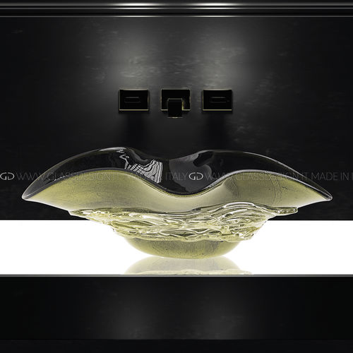 Lavabo da appoggio - Arte Murano Due - GLASS DESIGN Srl - in vetro di Murano / personalizzabile / fatto a mano