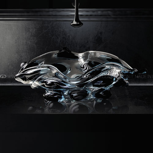 Lavabo da appoggio - Arte Murano Quattro - GLASS DESIGN Srl - in vetro di Murano / personalizzabile / fatto a mano