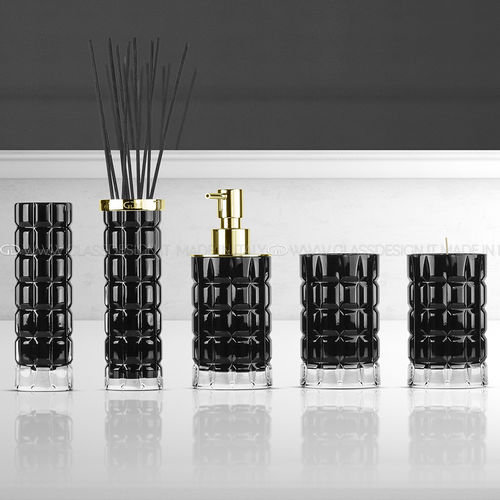 Distributore di sapone per uso residenziale - VALENTINO - GLASS DESIGN Srl - da appoggio / in ottone / in cromo