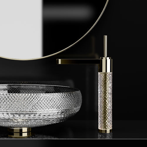Miscelatore per lavabo - CWT - GLASS DESIGN Srl - da appoggio / di ottone / in cristallo