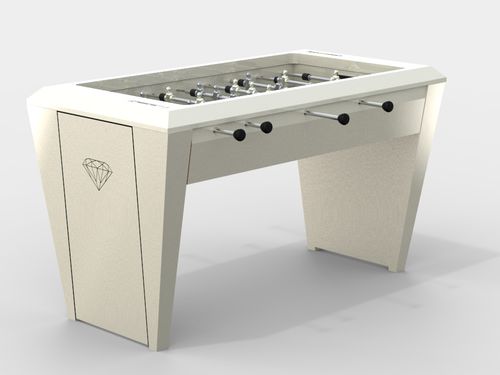 Calciobalilla contemporaneo - DIAMOND - EUROBILLARDS - per uso residenziale / contract / in acciaio inossidabile