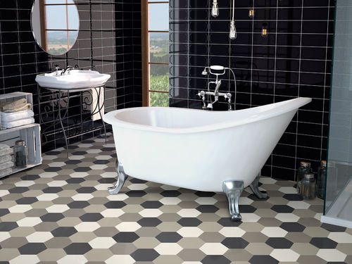 Piastrella esagonale da cucina - HEXAGON - APE - da bagno / da pavimento