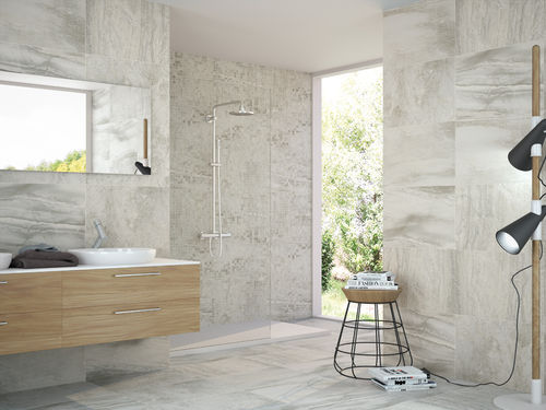 Piastrella in gres porcellanato - MIXSTONE - APE - opaca / da bagno / da pavimento