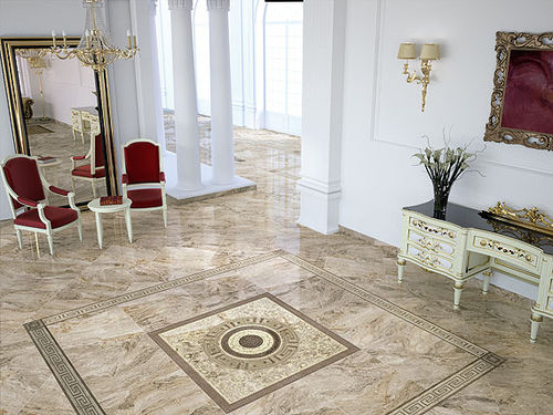 Piastrella in gres porcellanato - FLOORYOU - APE - lucida / da interno / da pavimento