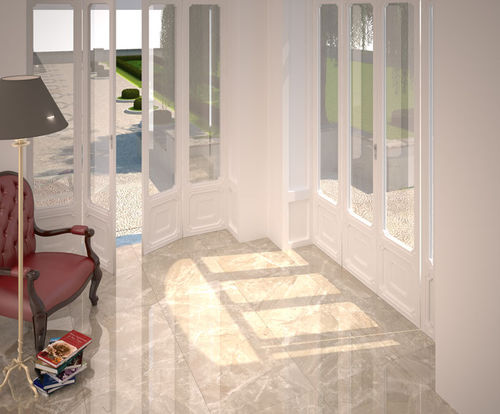Piastrella in gres porcellanato - MARBLE  - ARCANA CERAMICA - lucida / da interno / da parete