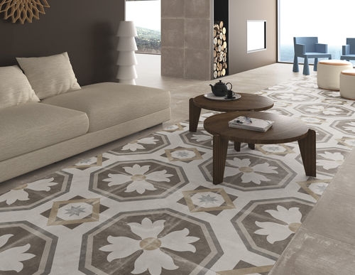 Piastrella in gres porcellanato - TEMPO - ARCANA CERAMICA - opaca / da cucina / da sala