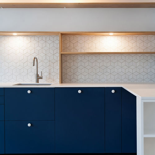 Piastrella in ceramica - PETITS LOSANGES - Normandy Ceramics - Carrelage Design - relief - lucida / smaltata / satinata