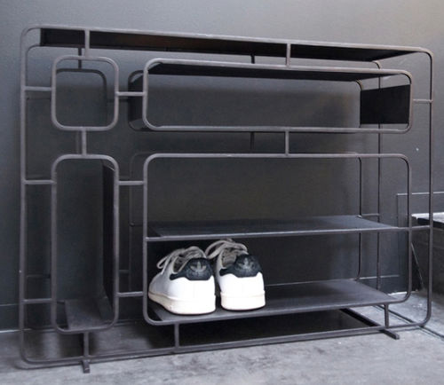 Scaffale per scarpe contemporaneo - PROJECT S. - XLBoom - autoportante / in metallo / per uso residenziale