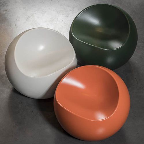 Sedia contemporanea - BALL - XLBoom - da esterno / da interno / in ABS