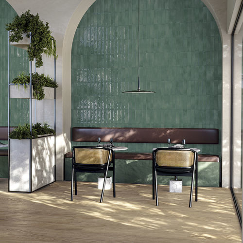 Piastrella in gres porcellanato - LOOP - ARMONIE BY ARTECASA CER. - lucida / finitura mattoni / da interno