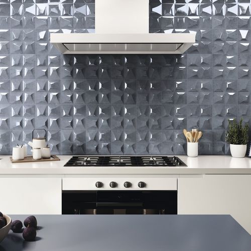 Piastrella in ceramica - ADRA - AZULEJOS BENADRESA - lucida / a rilievo / 3D