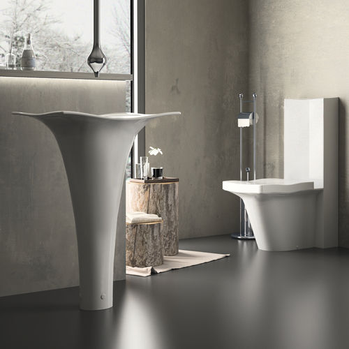 Lavabo autoportante - LOTUS  - BIEN SERAMIK - in ceramica / rettangolare / contemporaneo
