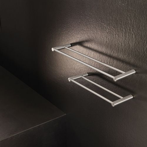 Portasalviette a 2 barre - STIFF - OML SRL - da parete / in metallo
