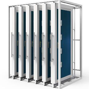 Espositore per porte - BR702A - BORA CELIK - in pietra / unilaterale / a pannello