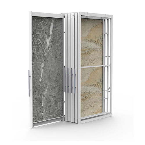 Espositore per piastrelle in metallo - BR003E - BORA CELIK - a pannelli / per negozio