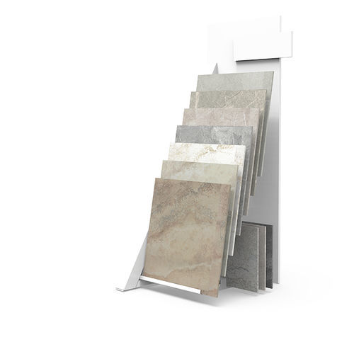Espositore per piastrelle in metallo - BT028 series - BORA CELIK - unilaterale / a pannello / per negozio