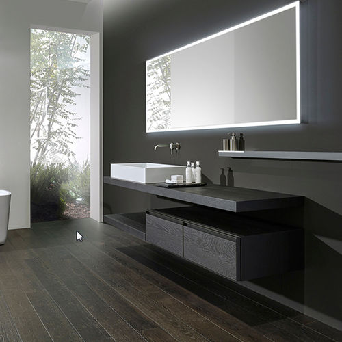 Mobile lavabo sospeso - 06A-BO18 - CASA BATH - in legno / contemporaneo / con cassetti