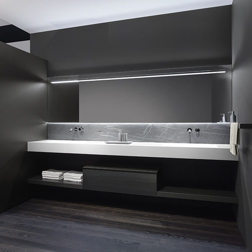 Mobile lavabo doppio - MI18 - CASA BATH - sospeso / in legno / contemporaneo