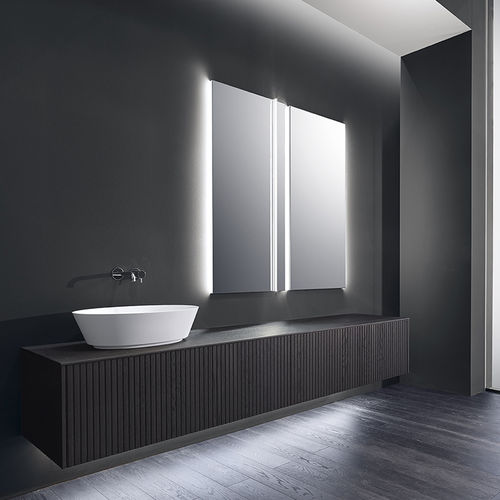 Mobile lavabo sospeso - XL 03 - CASA BATH - in rovere / contemporaneo / laccato