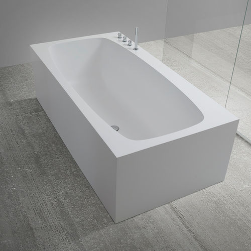Vasca da bagno da appoggio - VASCAONEPLUS 03 - CASA BATH - in composito / bianca