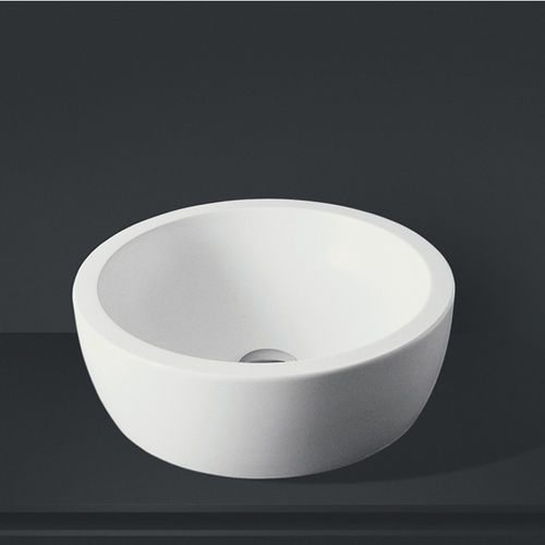 Lavabo da appoggio - 07 - CASA BATH - in ceramica / rotondo / contemporaneo