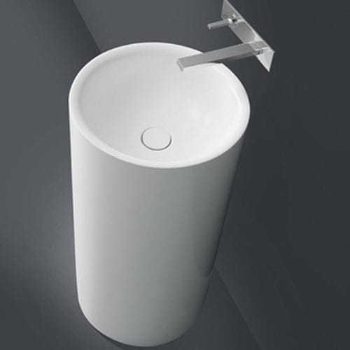 Lavabo autoportante - 39 - CASA BATH - in ceramica / rotondo / contemporaneo