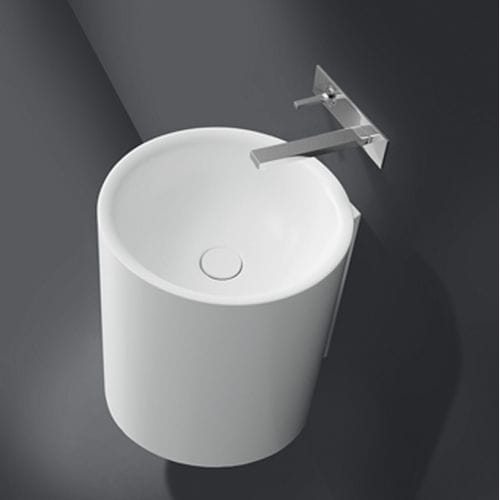 Lavabo sospeso - 40 - CASA BATH - in ceramica / rotondo / contemporaneo